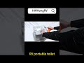portable RV toilet with the gray water tank #shortsvideo #rv #vanlife #campervan #diy #motorhome