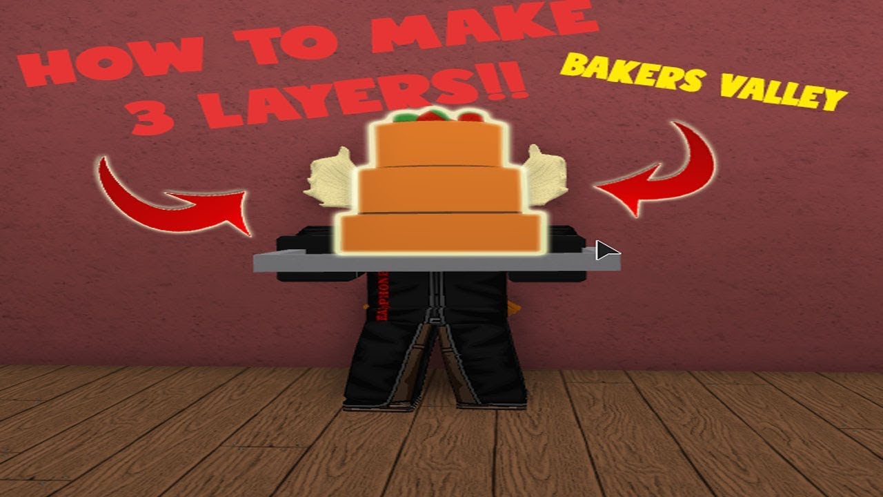 Roblox How To Make Big Cake On Bakers Valley Youtube - roblox gameplay bakers valley thank you for 3000