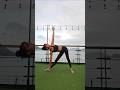 Triangle Pose #hipopening#balance#yogacommunity#yogagirl#yogainspiration