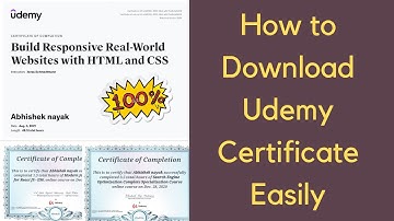 How to download Udemy Certificate in 2025 | Best tricks to download