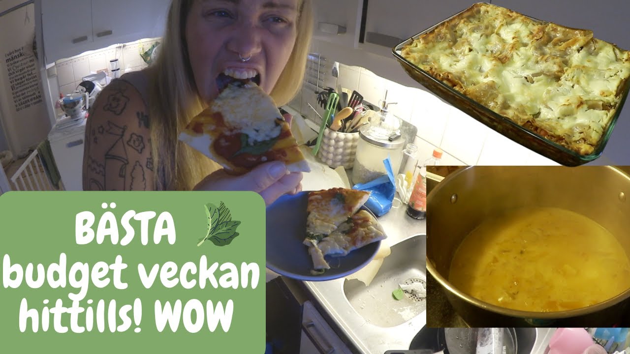 VEGETARISK BUDGET MAT - Bästa matveckan hittills!
