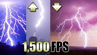 Lightning in 1,500 FPS Slow Motion MEGACompilation