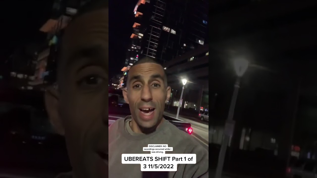 UBEREATS EARLY MORNING SHIFT IN BOSTON MASSACHUSETTS. 