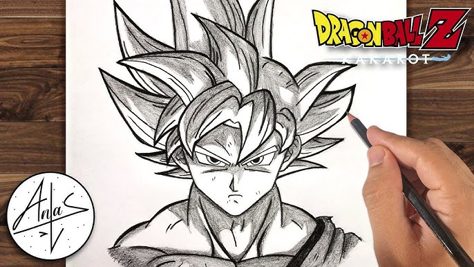 How To Draw Vegeta SSJ Blue  Dragon Ball Sketch Drawing 