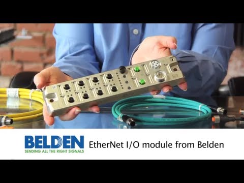 BeldenのEtherNetI / Oモジュール
