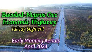 Bacolod-Negros Occ Economic Highway - Talisay Segment April 2024 Aerials | Negros Projects Update