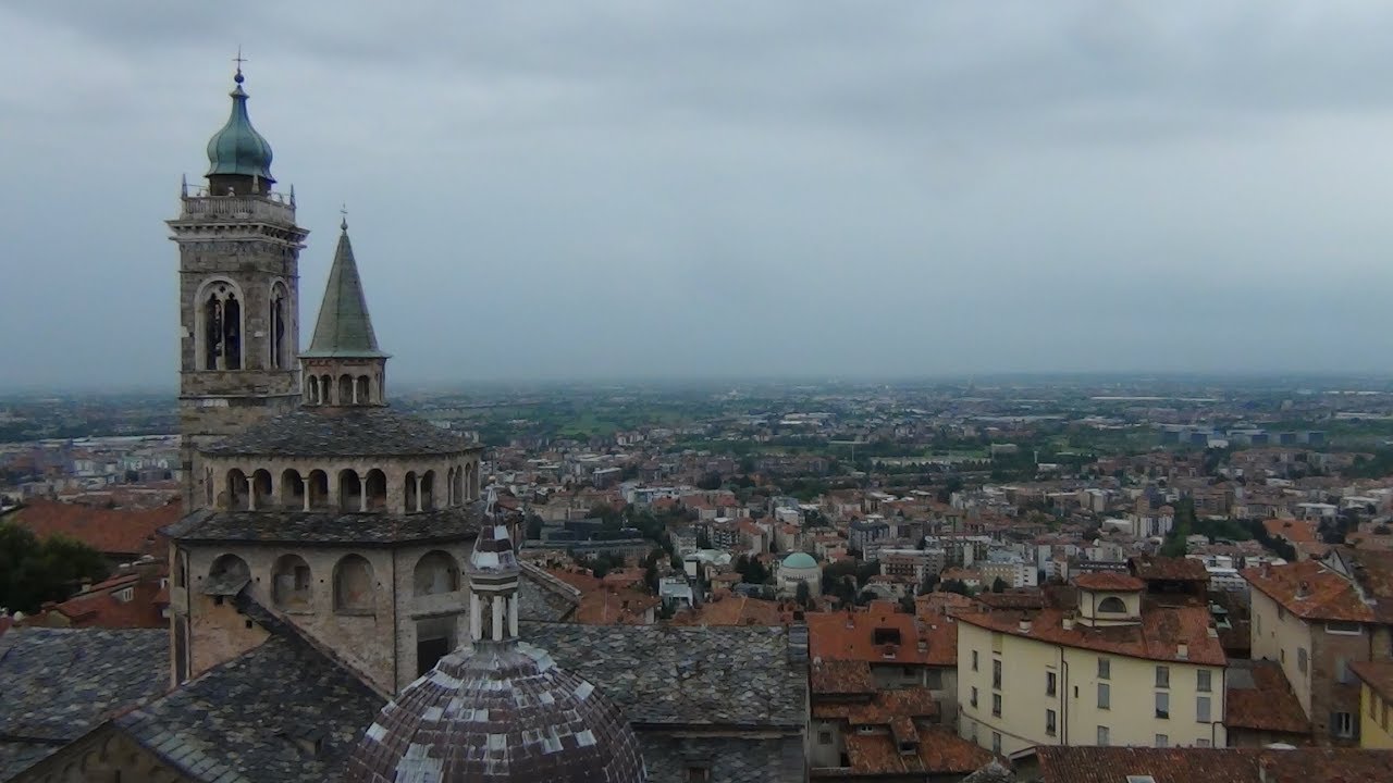 Le Campane di Bergamo Alta (BG) || Allegrezza in S.M.Maggiore e Distesa completa in S.Pancrazio