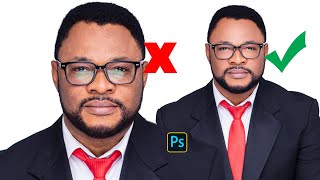 How to Remove Glare in Glasses in Photoshop - PHOTOSHOP TUTORIAL