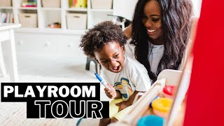 Montessori Playroom Tour for Jedi with Pottery Barn Kids