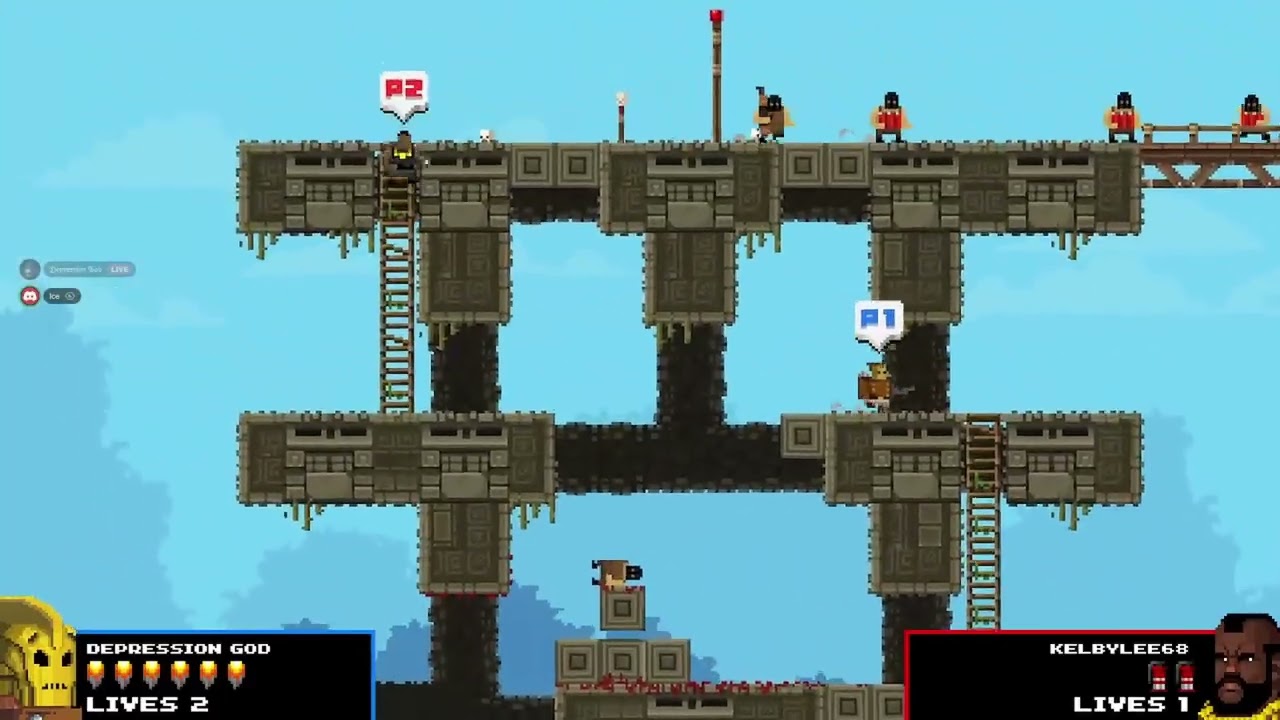 Depression Plays:Broforce Part 1