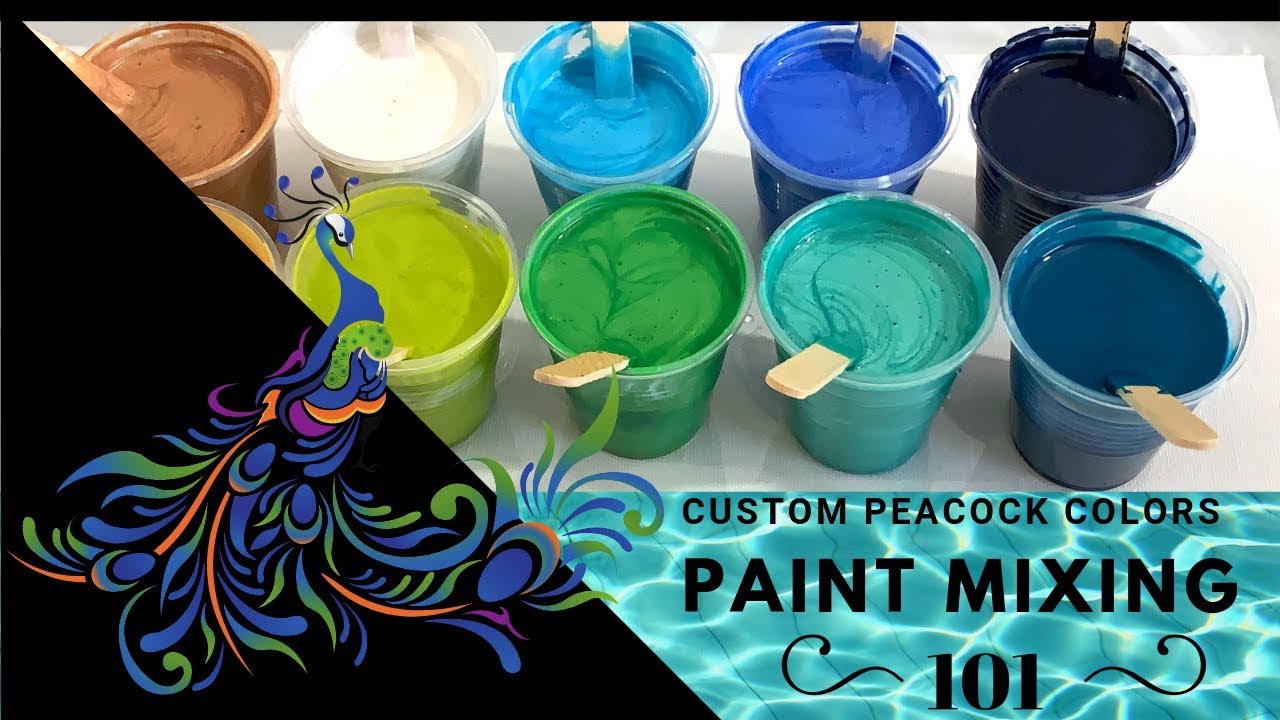 HOW I MIX MY COLORS STEP by STEP Fluid, Heavy Body & Soft Body Paints