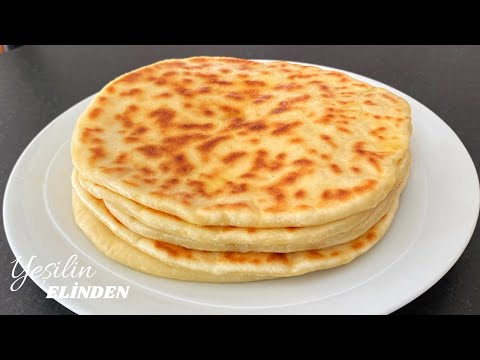 10 DAKİKADA 🔊İSTER KAHVALTIDA🔝İSTER ÇAY SAATİNDE🔝Peynirli Çörek Bazlama Tarifi