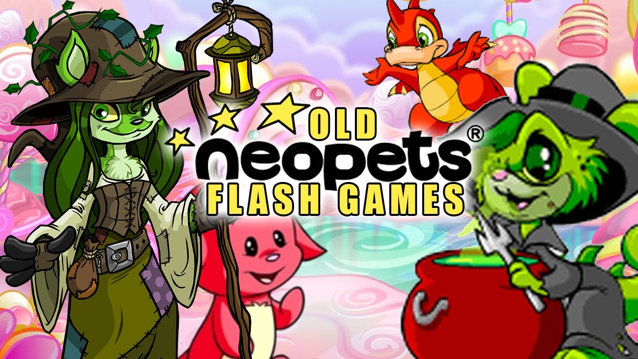 16 Old NEOPETS Flash Games
