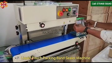 Liquid Pouch Packing Band Sealer Machine in Rajkot Mo.070468 56640