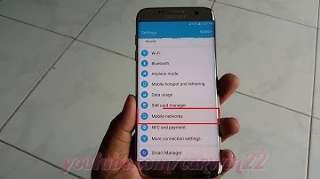 Samsung Galaxy S7 Edge : How to Change Network Mode 2G/3G/LTE (Android Marshmallow)