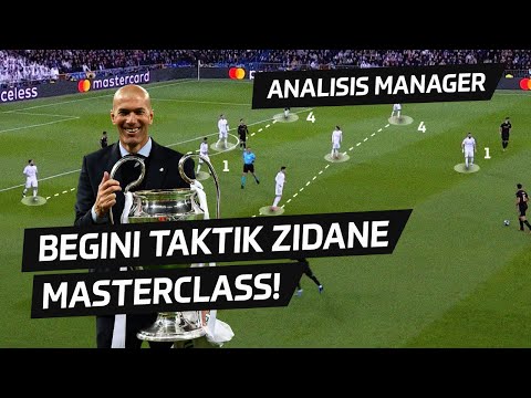 apollo77 x bioskopkeren77 - Begini Gaya Main Real Madrid Zidane | Sang Juara UCL 3x Beruntun