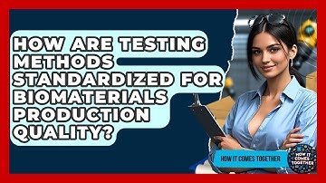 How Are Testing Methods Standardized For Biomaterials Production Quality? - How It Comes Together