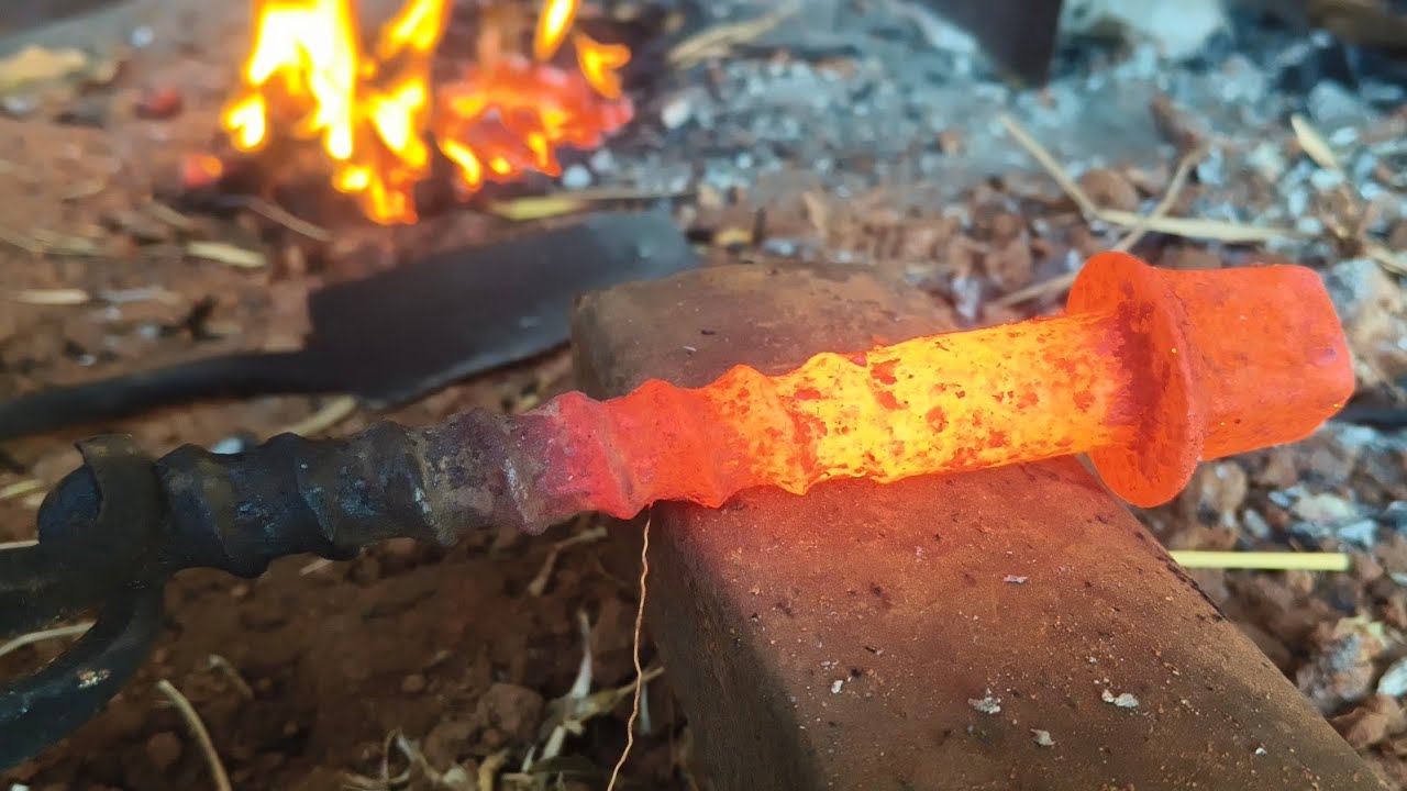 Cowrie shells were made from rusted iron \\blacksmith\\ - YouTube
