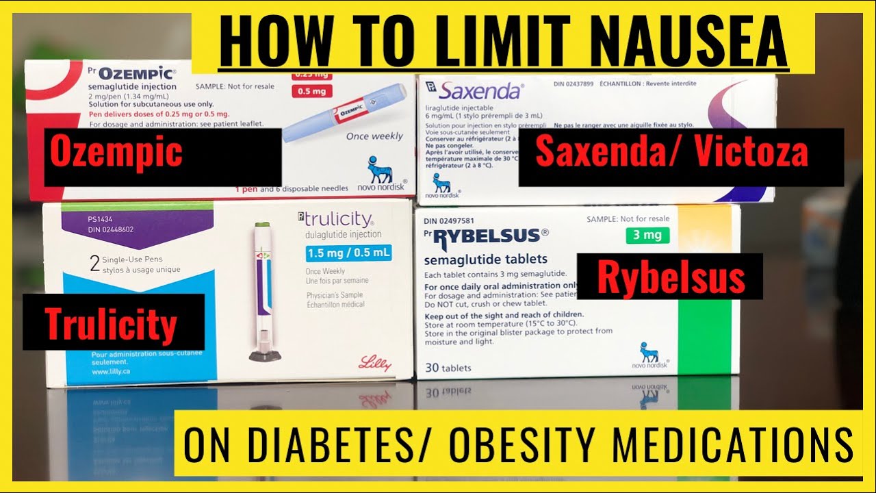 Endocrinologist shares TOP TIPS to reduce Nausea on Ozempic, Trulicity,  Saxenda and Rybelsus - YouTube