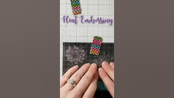 Heat Embossing Reveal #shorts