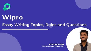 Wipro Essay Writing Topics, Rules and Questions