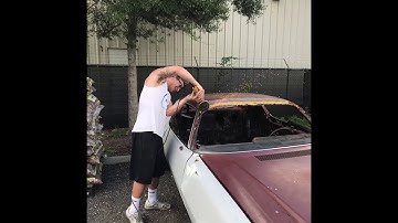 1979 Camaro Hard Top to T Top Roof Swap