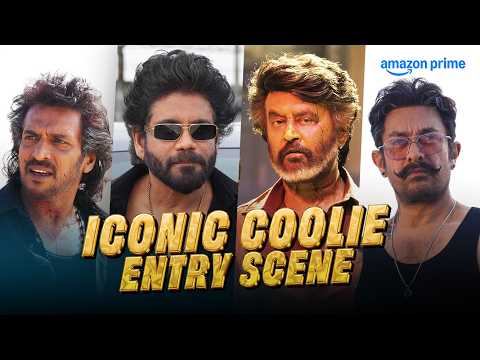Every Entry Scene In Coolie Rajinikanth Aamir Khan Nagarjuna Akinneni Upendra Prime Video IN 