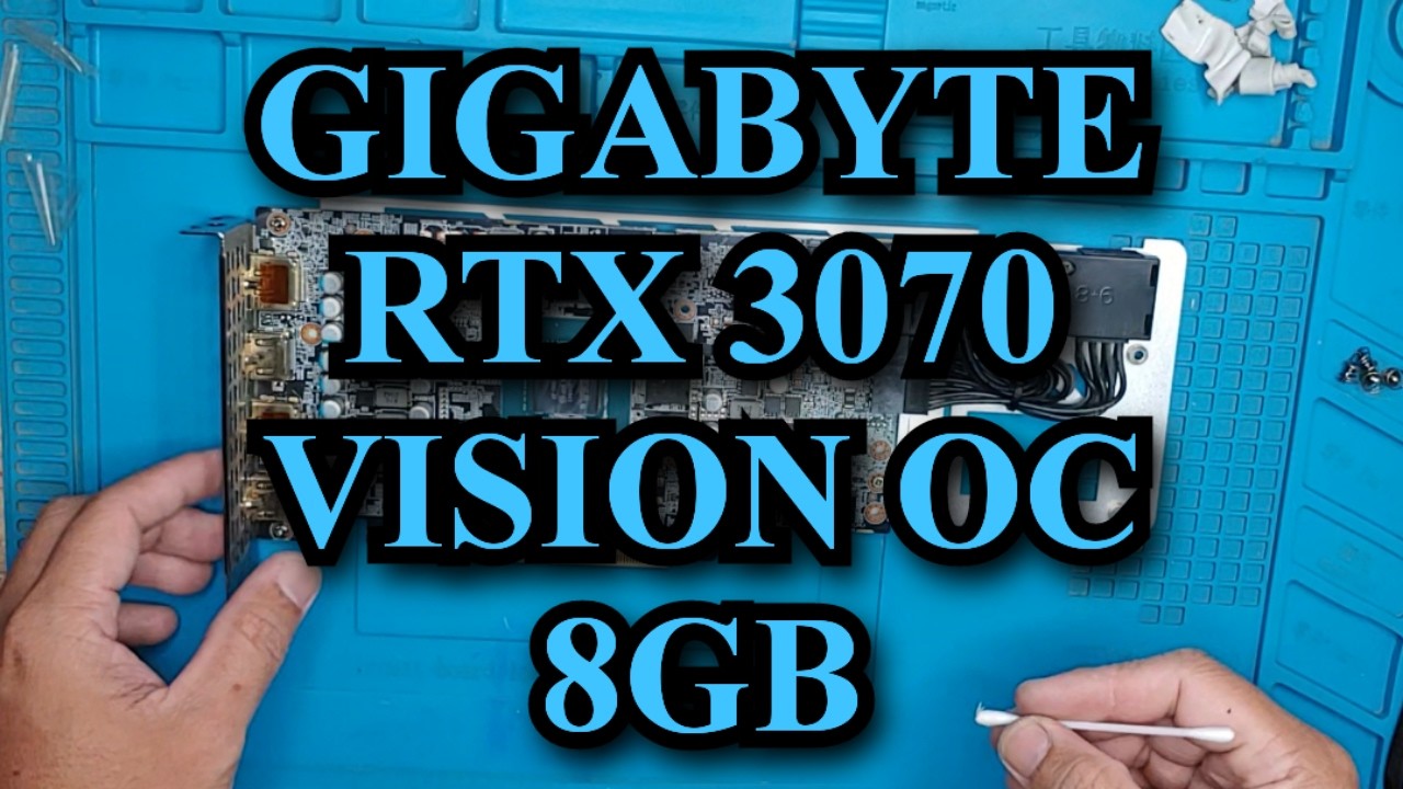 GIGABYTE RTX 3070 VISION OC 8GB | Disassembly and Deep Cleaning
