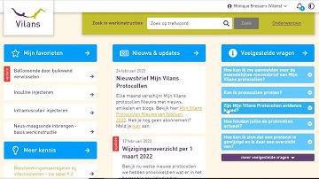 Aan de slag met Mijn Vilans Protocollen website-omgeving