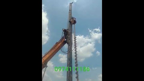 thi công khoan dẫn ép cọc bê tông 350x350 địa chất cứng 0974111186