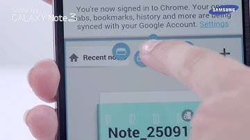 Samsung Galaxy Note 3 | How to use the Multi Window feature