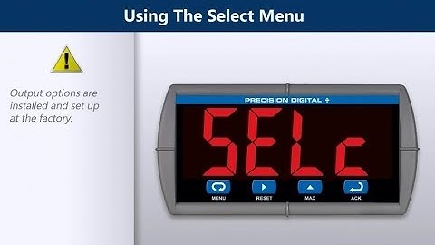 Trident Programming Series - Using The Select Menu