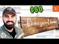 How i sell pine boards on etsy for 50