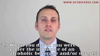 What Is The (a) Count For A DUI Charge in California? 23152a VC