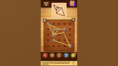 Line Puzzle String Art Maple Level 56