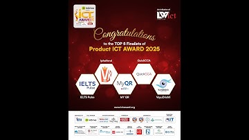 Video Announcement- 𝐓𝐨𝐩 𝟓 𝐅𝐢𝐧𝐚𝐥𝐢𝐬𝐭𝐬 for the 𝐏𝐫𝐨𝐝𝐮𝐜𝐭 𝐈𝐂𝐓 𝐀𝐰𝐚𝐫𝐝 2025!