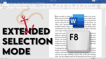 What is Microsoft Word Extended Selection Mode & How to Enable It | Word Tutorials | Office Tips