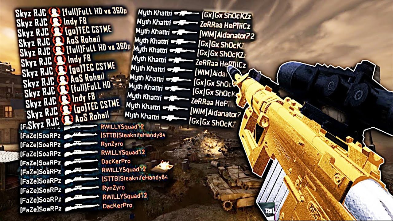 THE TOP 100 Sniper Clips in Call of Duty History [2009-2019] ►DubstepZz TOP BANGERS Montage!