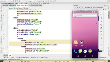 Menu Android - Part 2