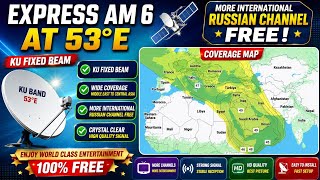Express AM6 at 53° East Ku-Band Coverage Map Ku Fixed 2 Beam