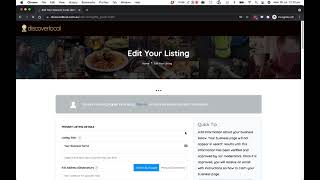 Discover Local - Listing Management