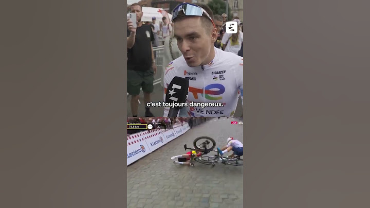 🇫🇷😳🚴🏻 Vercher revient sur l’accrochage qui a marqué la 1ère étape du Tour de France 2025 ! #tdf