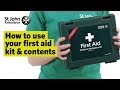 How to Use your First Aid Kit & Contents - First Aid Training - St John Ambulance