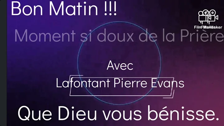 Moment si doux de la Prire. July 13, 2022. Dieu vo...