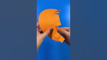 🧢 CUTEST HAT EVER — Made from PAPER! 😍✂️ #shorts #craft