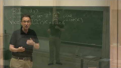 Prof. Alain-Sol Sznitman | On Disconnection, random walks, random interlacements