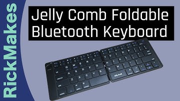 Jelly Comb Foldable Bluetooth Keyboard