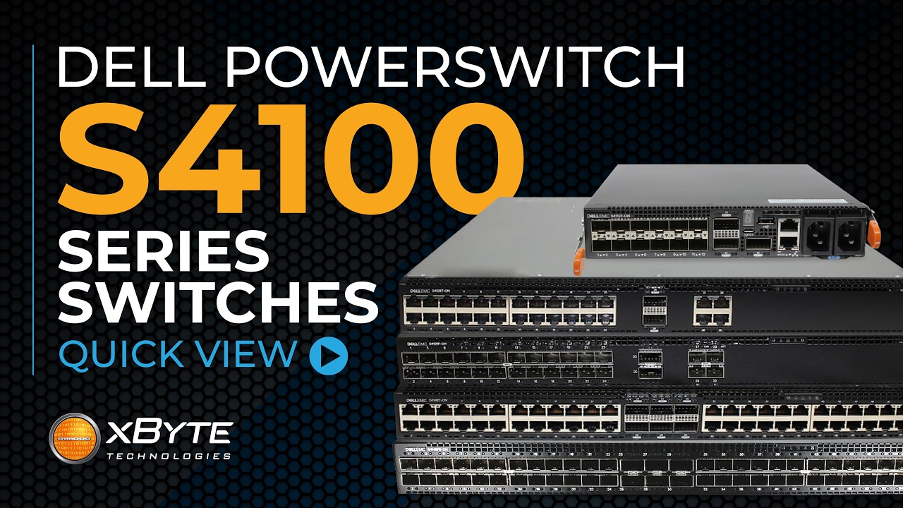 Dell PowerSwitch S4100 ON Series | xByte Technologies - YouTube