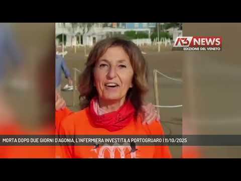 MORTA DOPO DUE GIORNI D'AGONIA, L'INFERMIERA INVESTITA A PORTOGRUARO | 11/10/2025