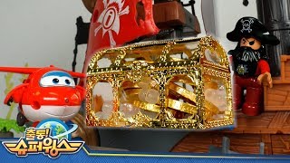 Treasure Hunting With Superwings Captain Gorilla Treasure Island Superwings Toy